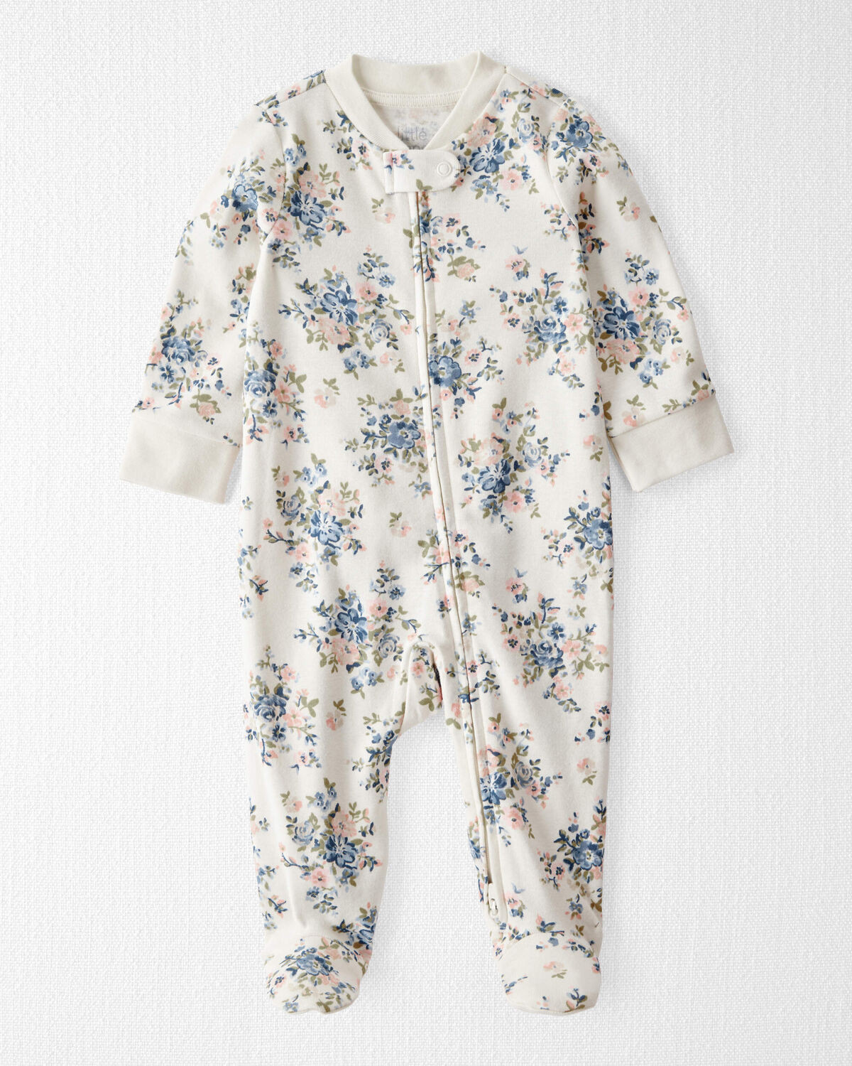 Baby Organic Cotton Floral-Print Sleep & Play Pajamas - Little Planet | Carter's | Carter's Inc