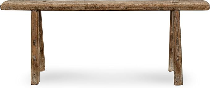 Artissance Vintage Noodle, Weathered Natural Wood Finish (Size & Color Vary) Indoor Bench | Amazon (US)