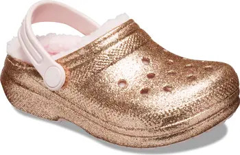 Kids' Classic Lined Glitter Clog | Nordstrom
