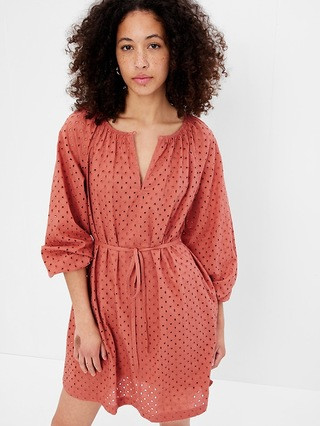 Eyelet Mini Dress | Gap (US)