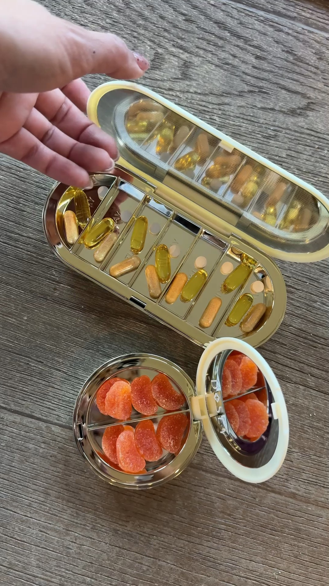 The cutest way to stay organized 🤍 I found these chic pill organizers at @Anthropologie  and had to share—they’re perfect for keeping your vitamins or daily essentials organized whether you’re traveling or just throwing them in your work bag.
I love that they don’t look like a typical pill case—these feel elevated, compact, and actually cute enough to carry in your purse. It’s one of those small upgrades that makes everyday life feel a little more put together. Linking my favorites + similar options so you can grab one for yourself.

cute pill organizer, travel pill case aesthetic, Anthropologie pill organizer, purse organizer essentials, vitamin organizer for women, travel essentials women

#AnthroFinds
#EverydayEssentials
#TravelOrganization
#PurseEssentials
#AestheticFinds
#workwear
#office

#LTKTravel #LTKWorkwear #LTKdayinmylife