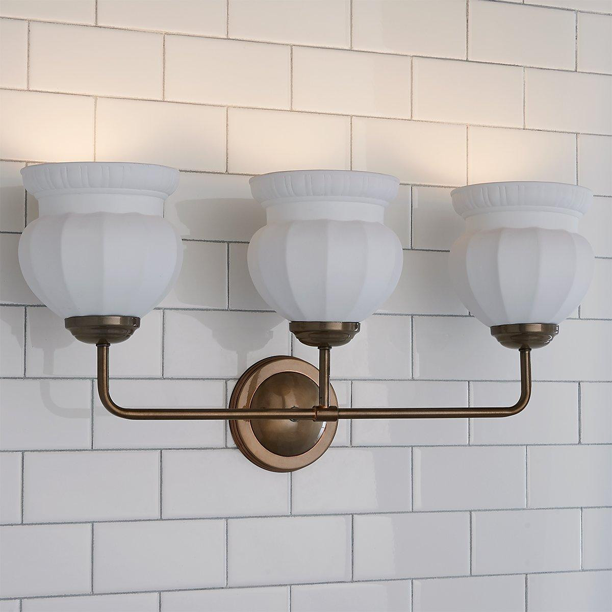 Chris Loves Julia Marlo Vanity Light - 3 Light - Ceramic | Shades of Light