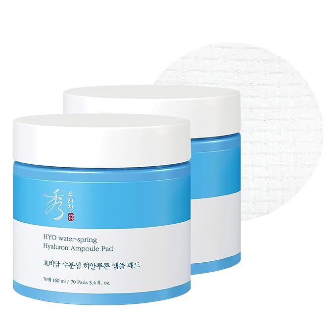 Sooryehan HYOBIDAM Water Spring Hyaluronic Acid Ampoule Pad by LG Beauty (140 pads) - Daily Facia... | Amazon (US)