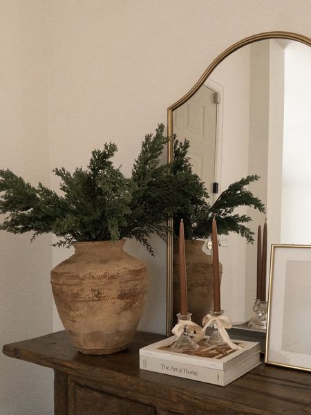 Entryway views 

entryway styling, stems, greenery, mirror, candlesticks, bows, frame, art, console table, wood console table, vase, large vase, home finds, home decor, how to styling entry, console table styling

#LTKStyleTip #LTKHome