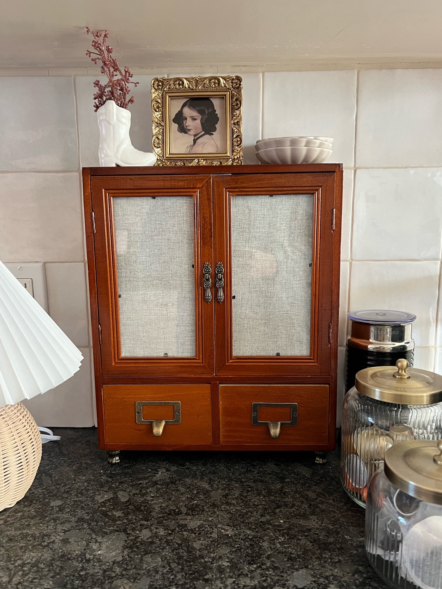 A mini countertop cabinet for all your clutter! 

#LTKxTarget #LTKfindsunder50 #LTKhome