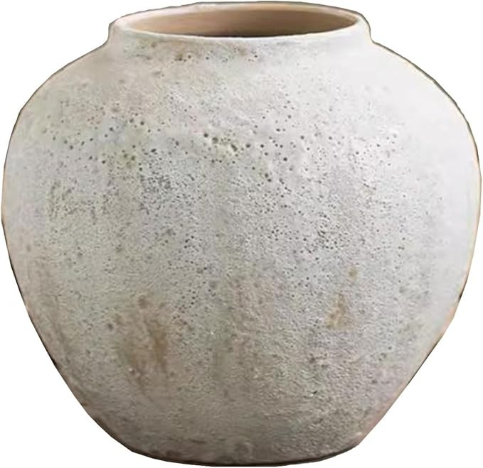 ELEFOCUS Vintage Old Ceramic vase Home Decorations entryway countertop Insert Dried Flowers Ceram... | Amazon (US)