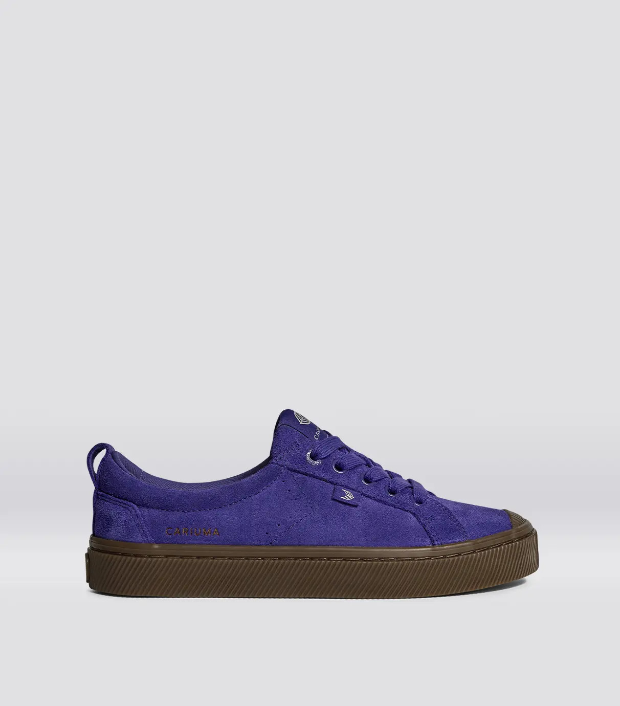 Purple Gum Suede Low Top Sneaker | OCA Low | Cariuma