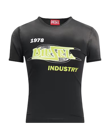 DIESEL  | Charcoal Women‘s T-shirt  | YOOX | YOOX (US)