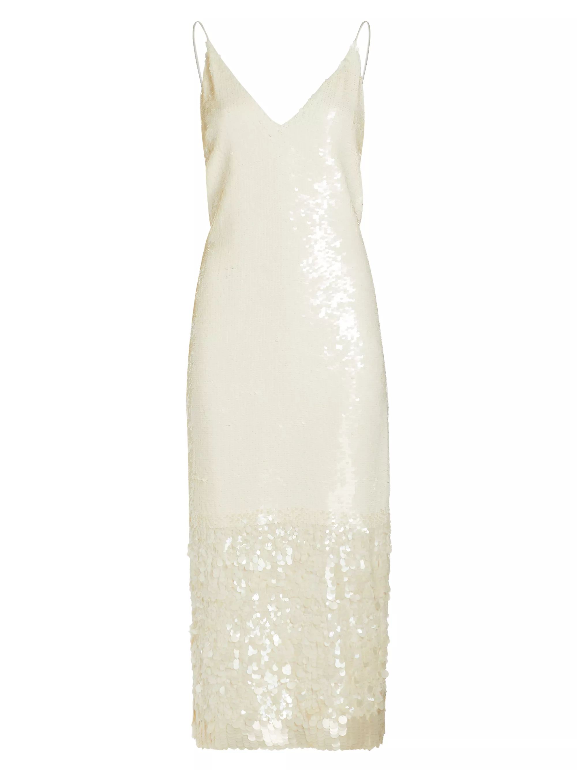 Perla Iridescent Sequined Midi-Dress | Saks Fifth Avenue