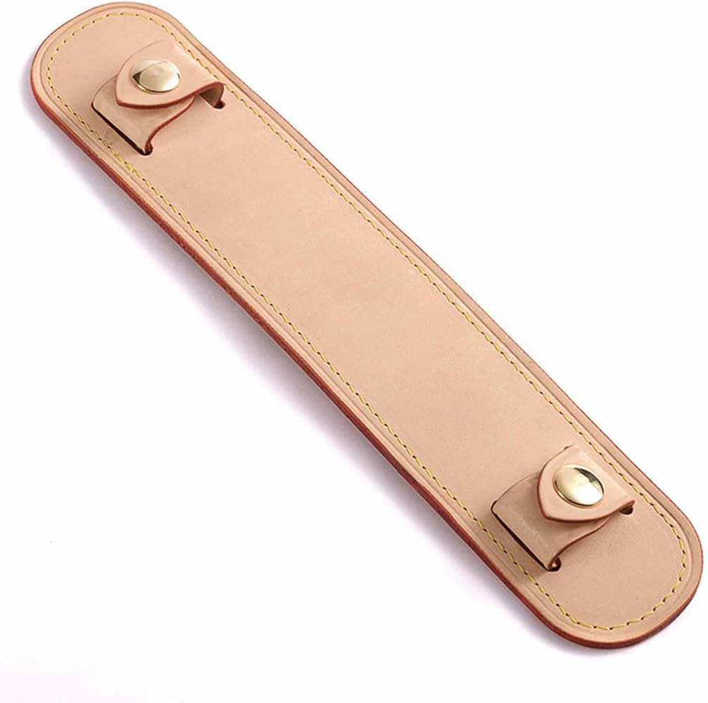 Vachetta Leather shoulder pads Leather shoulder strap pads for designing stylish decompression ha... | Amazon (US)