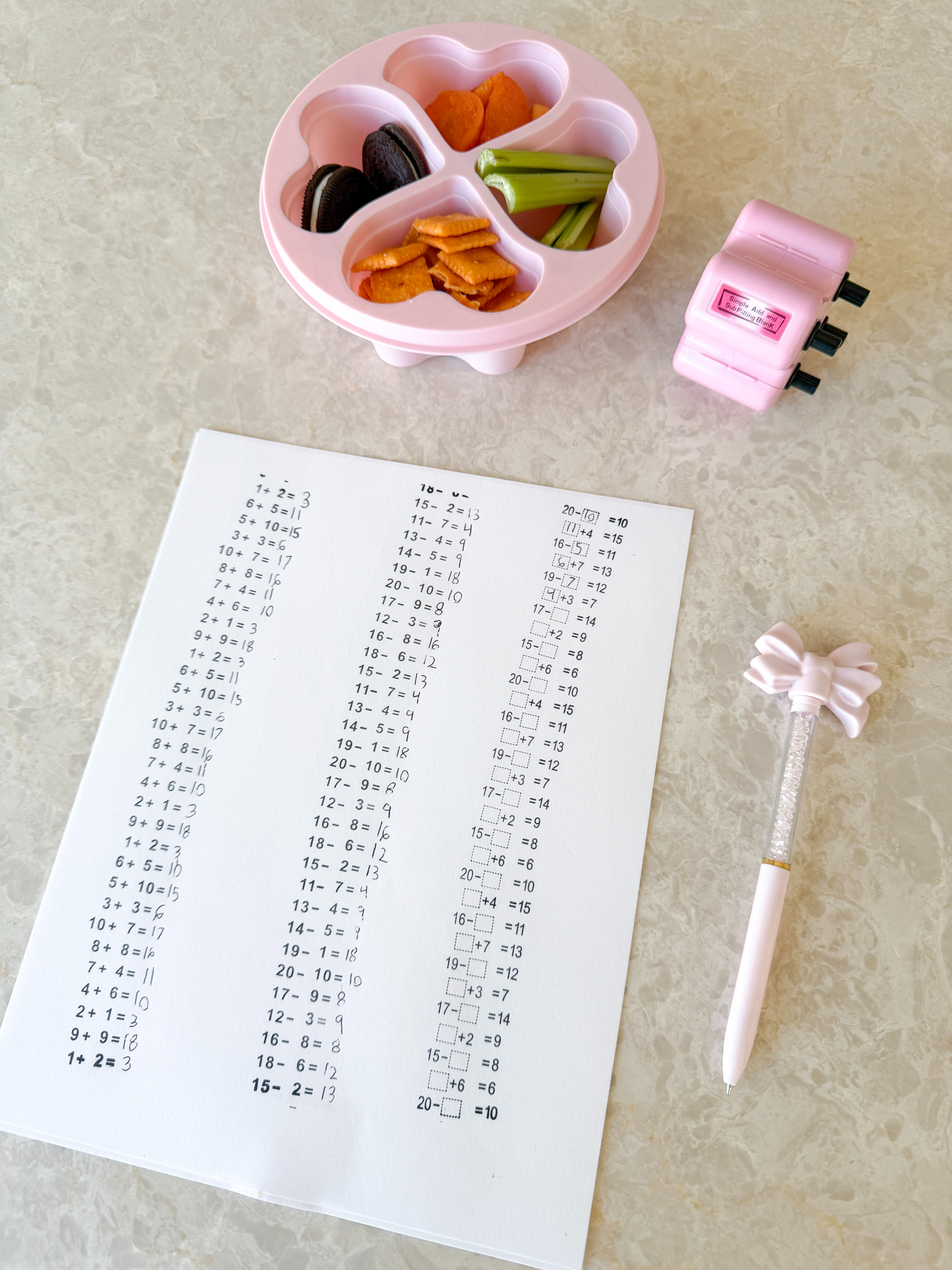 This math practice roller creates endless addition, subtraction, and multiplication problems with a quick click, making extra practice so much more fun. 

 #LTKKids