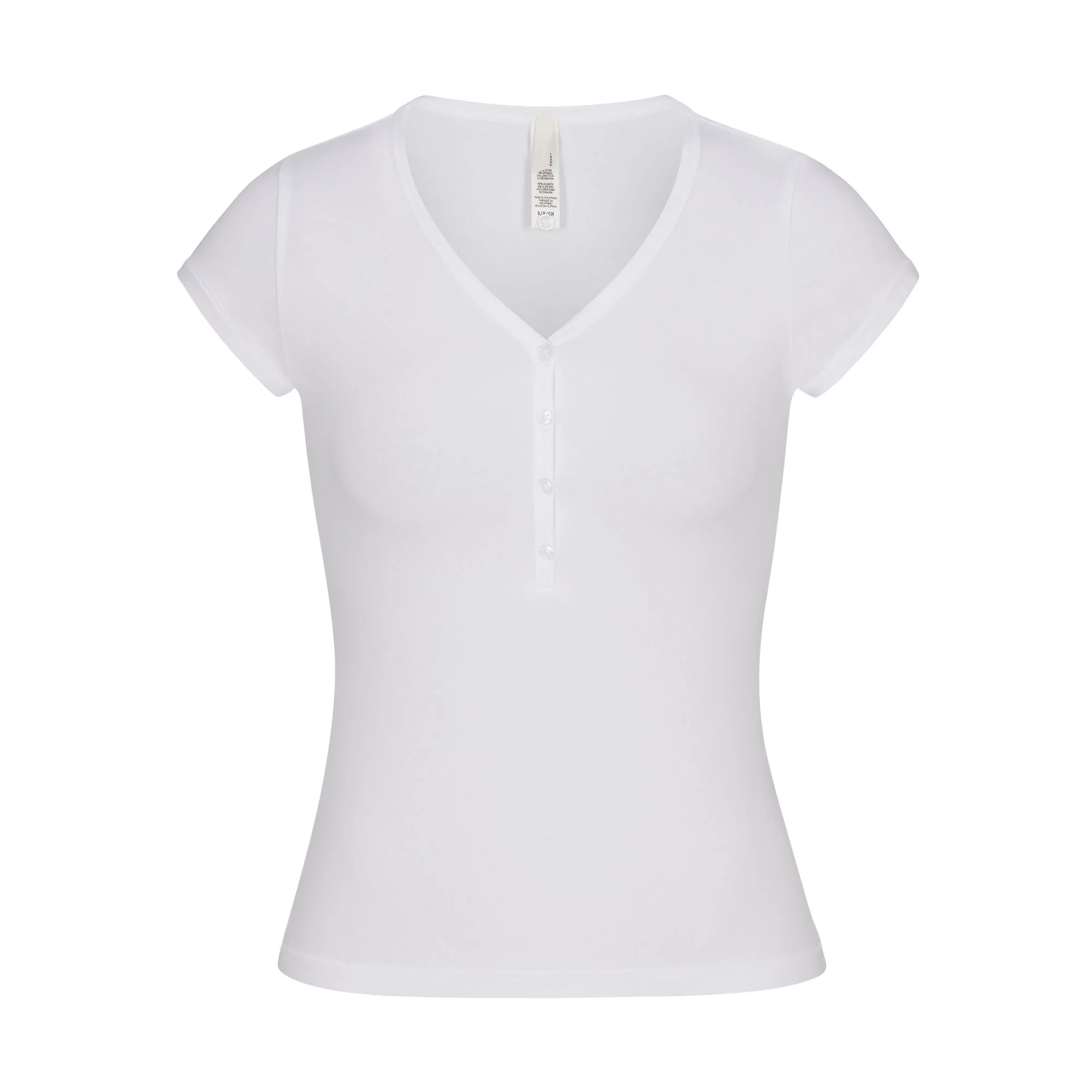 NEW VINTAGE HENLEY T-SHIRT | SKIMS (US)