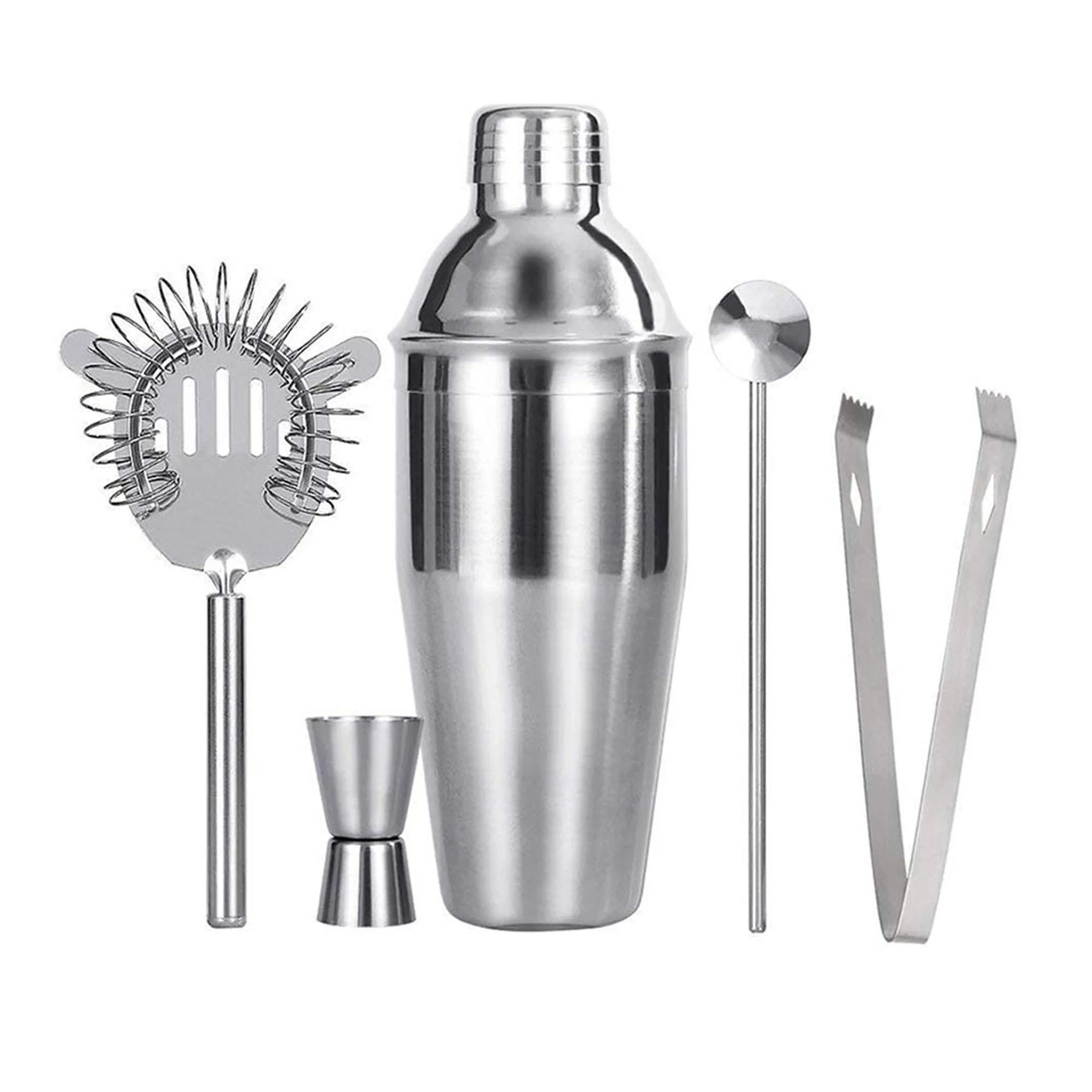 Dewadbow Stainless Cocktail Shaker Mixer Drink Bartender Martini Tool Bar - Walmart.com | Walmart (US)