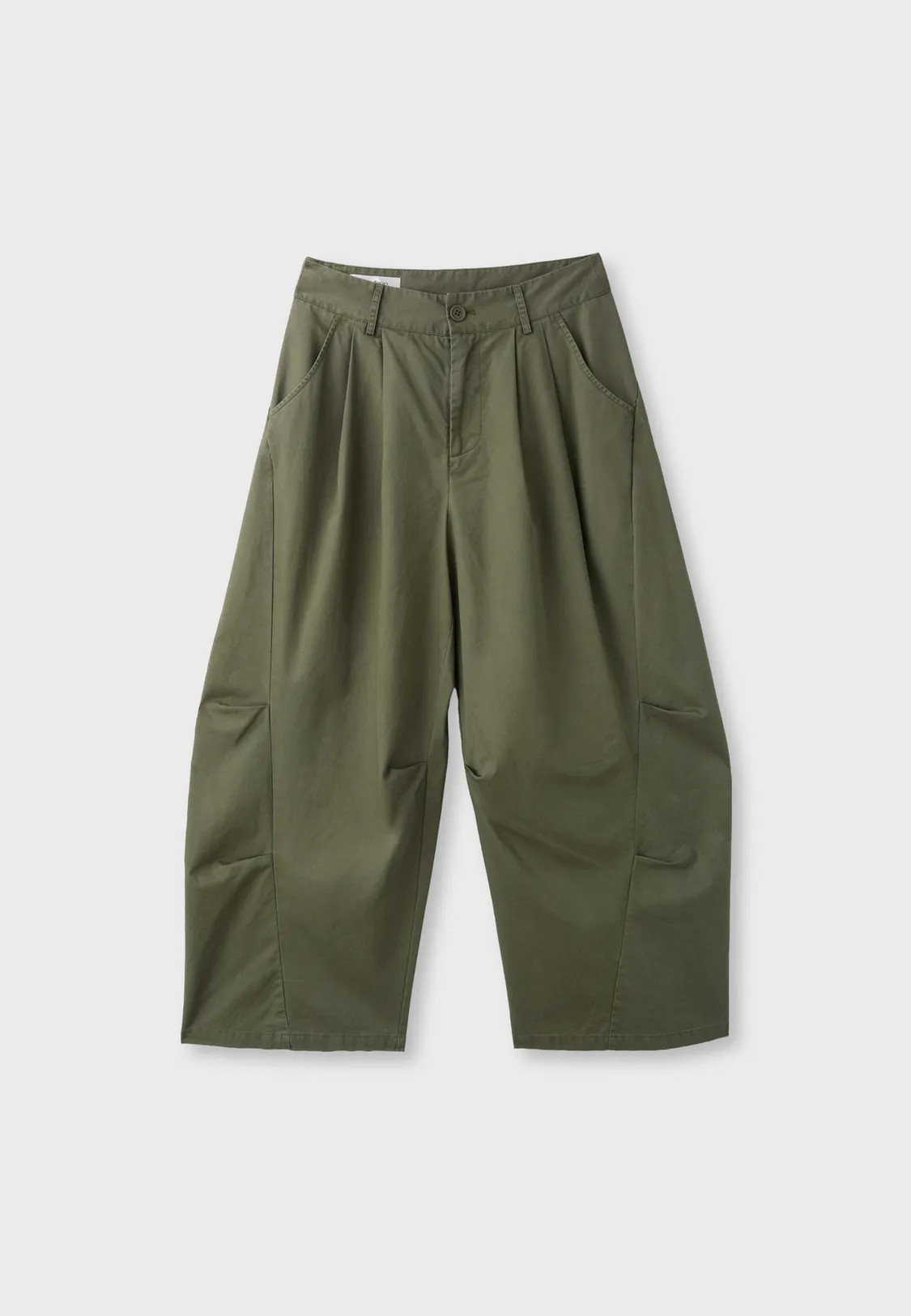 Stradivarius Pantalon barrel 100 % coton  Blanc 42 | Stradivarius (FR)