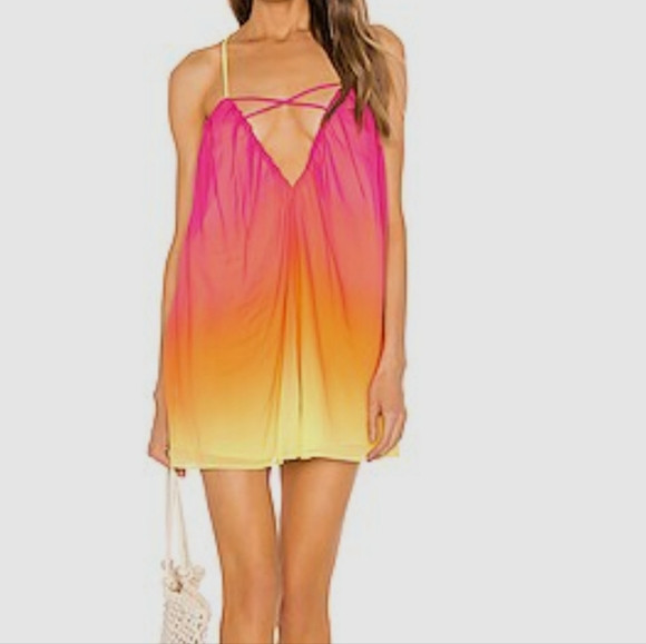Lovers + Friends Titan Sunset Ombre Mini Dress | Poshmark
