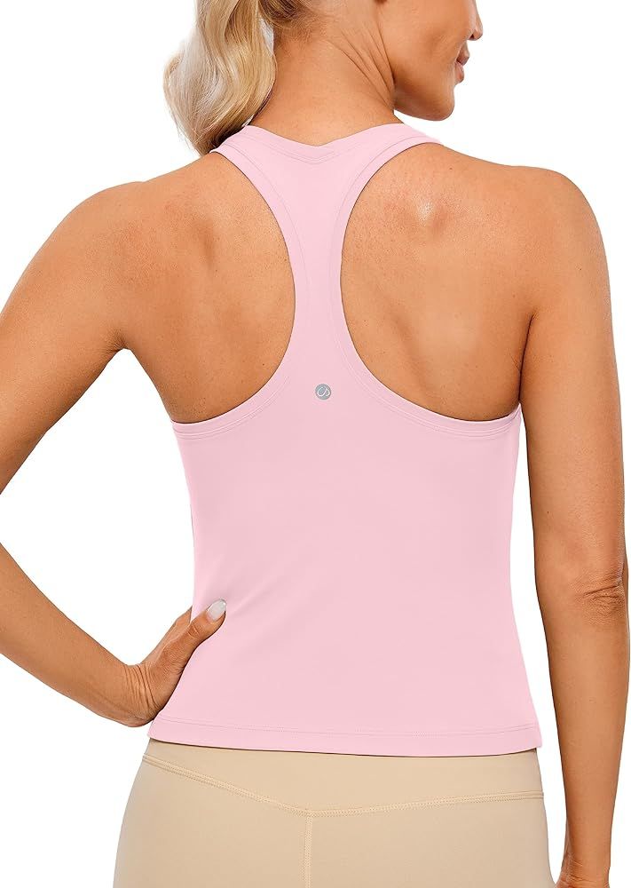 CRZ YOGA Butterluxe Racerback Workout Tank Tops for Women Sleeveless Gym Tops Athletic Yoga Shirt... | Amazon (US)