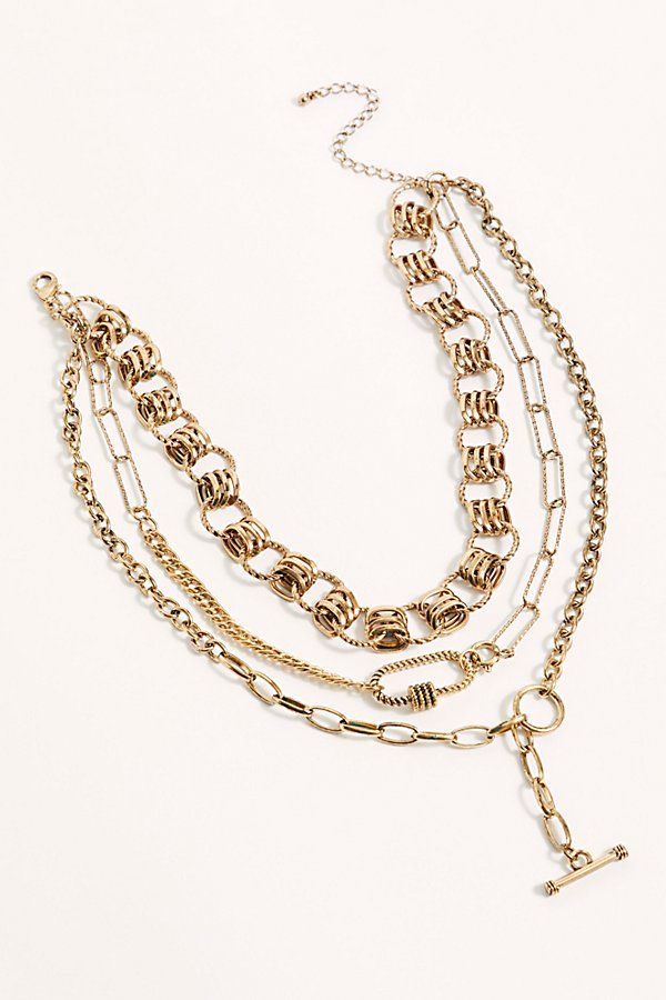 Showtime Necklace by Free People, Gold, One Size | Free People (UK)