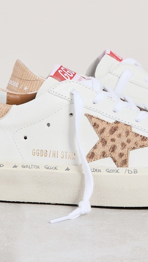 Golden Goose Hi Star Leather Sneakers | SHOPBOP | Shopbop