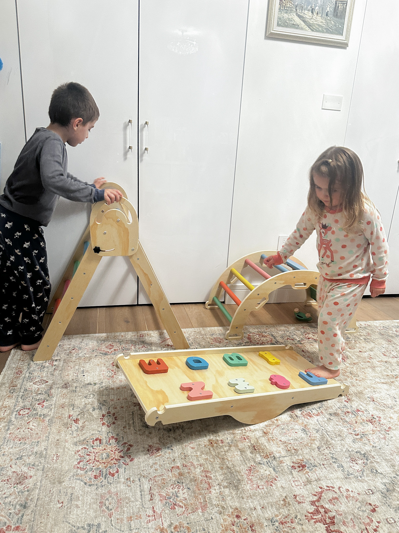 Encourage active play and confidence-building fun 🧗‍♀️✨ with this Pikler Triangle set with cushion! Designed to inspire climbing, balancing, and imaginative play, it helps little ones develop coordination, strength, and independence while having a blast 💖👶. The included cushion adds extra comfort for playtime, reading, or relaxing after adventures 👀✨. Trust me, this is one playroom essential that keeps kids engaged for hours 💕

#piklertriangle #montessoritoys #kidsactivities #learningthroughplay #activeplay #toddlerfun #playroomideas #parenting #momlife #earlylearning #kidsdevelopment #playtime #independentplay #montessori #homeschool #ltkkids #ltkfinds #musthave #creativeplay #indoorplay #familyfun #growingkids #playroomessentials #kidsgoods 

 