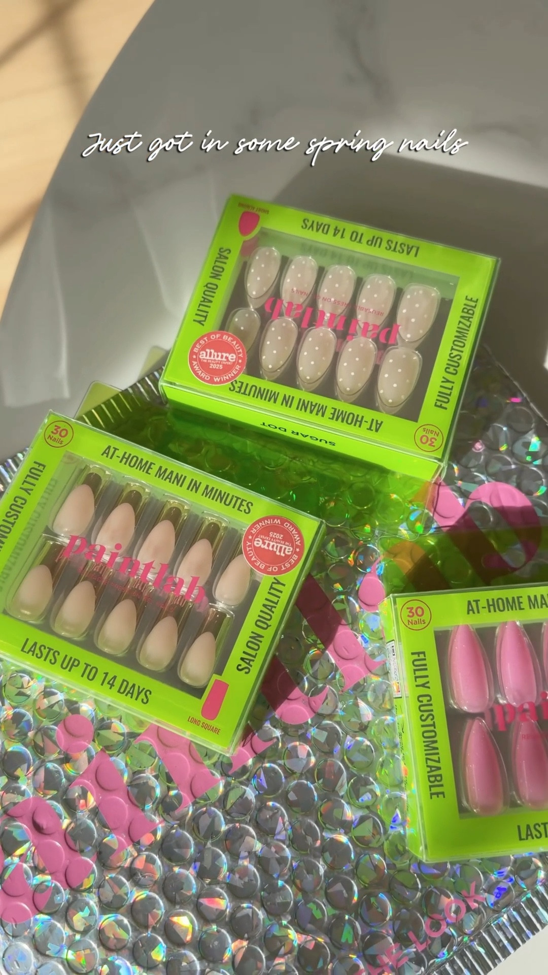 Which press on nails are your favorite for spring? 💐 @PaintLab 

Spring outfits 2026, Easter basket ideas 

#LTKSeasonal #LTKBeauty #LTKvlog