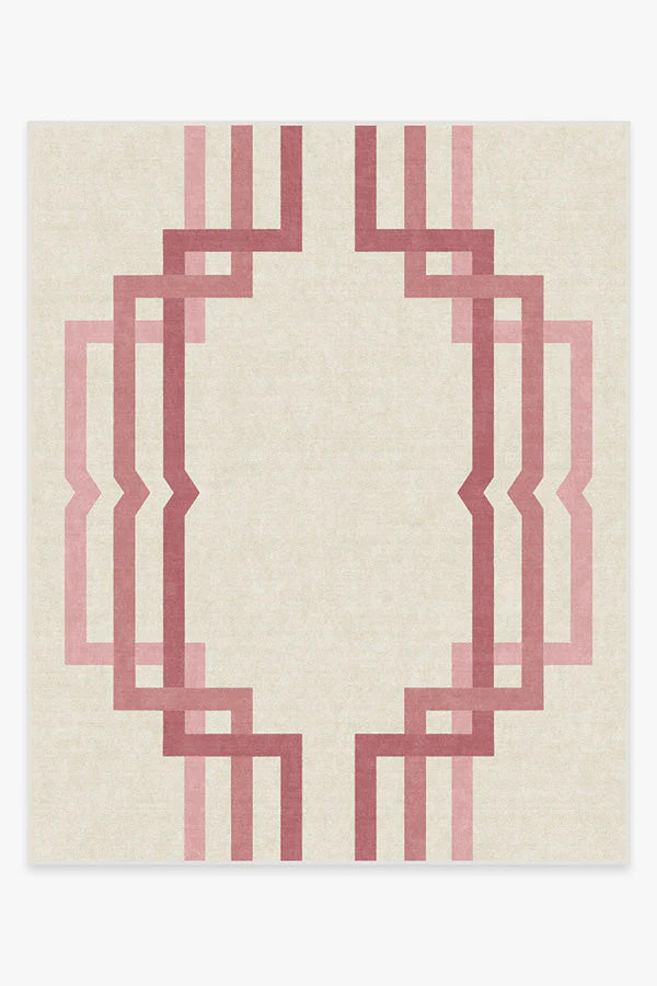 Barbie™ Dreamworld Ivory & Pink Tufted Rug | Ruggable