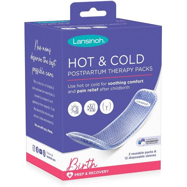 Lansinoh Hot and Cold Postpartum Recovery Therapy Pad - 2ct | Target