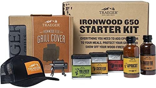 Traeger Pellet Grills BAC660 Ironwood 650 Holiday Bundle, Multicolor | Amazon (US)