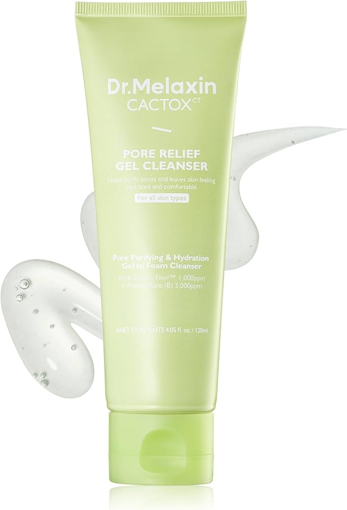 Dr.Melaxin Cactox Pore Relief Gel Cleanser, Hydrating Gel-to-Foam Facial Cleanser for Pore Cleans... | Amazon (US)
