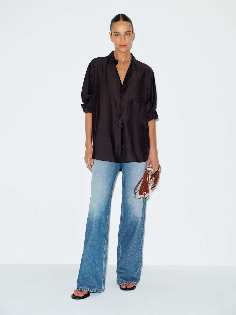 Eli Oversized Shirt | Reformation (Global)