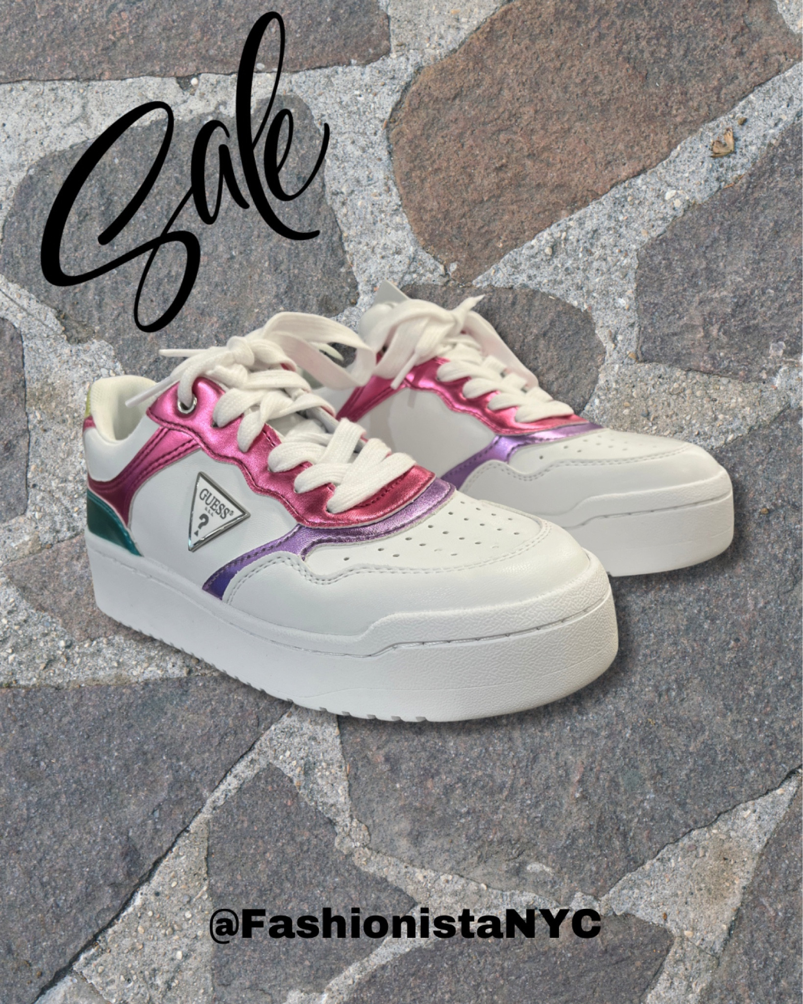 Back to School SALE now at Macys 🎉🎊 20% OFF Guess Sneakers!!
Love the metallic striping !! Fits TTS 
Teacher Outfit - BTS - Sneakers - Shoe Crush

Follow my shop @fashionistanyc on the @shop.LTK app to shop this post and get my exclusive app-only content!

#liketkit #LTKSaleAlert #LTKActive #LTKFitness
@shop.ltk
https://liketk.it/4Oy9j

#LTKShoeCrush #LTKFindsUnder50 #LTKBacktoSchool