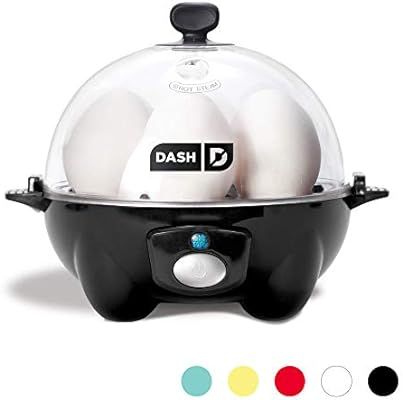 Dash black Rapid 6 Capacity Electric Cooker for Hard Boiled, Poached, Scrambled Eggs, or Omelets ... | Amazon (US)