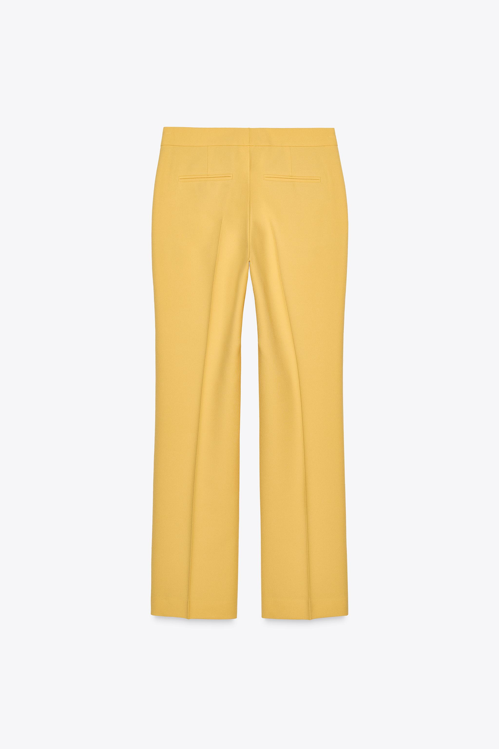ZW COLLECTION FLARE TROUSERS WITH SLITS | Zara UK