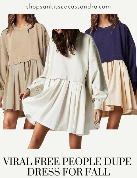 Been seeing this Free People dress all over my FYP. So excited to find a dupe on Amazon! 

#LTKstyletip #LTKSeasonal #LTKunder50