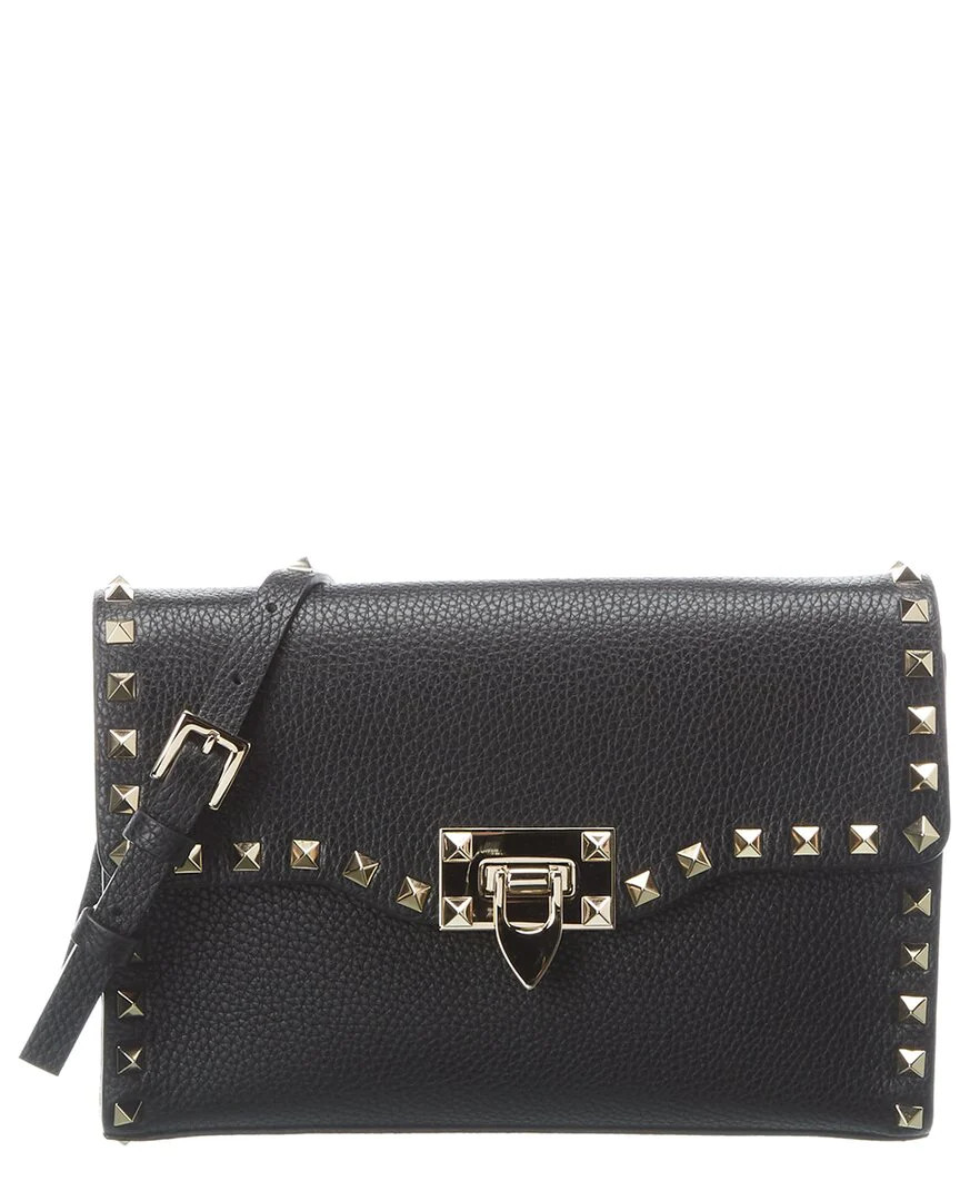 Valentino Rockstud Small Grainy Leather Crossbody | Shop Simon