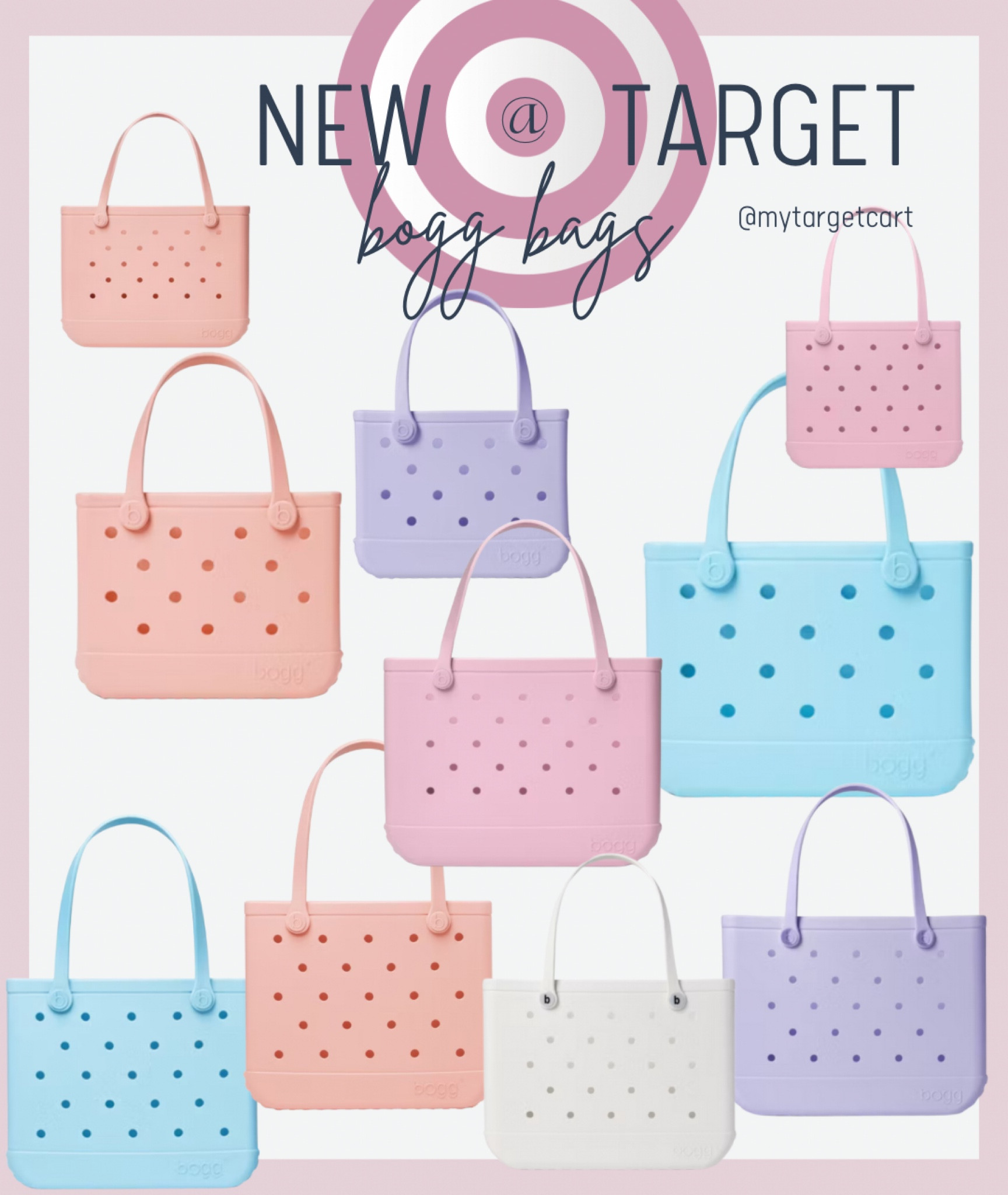 New Bogg Bags at Target come in new colors and sizes!!!

