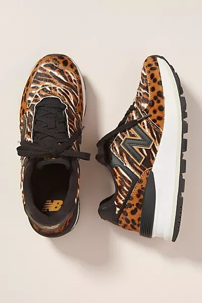 New Balance Leopard Trainer Sneakers | Anthropologie (US)