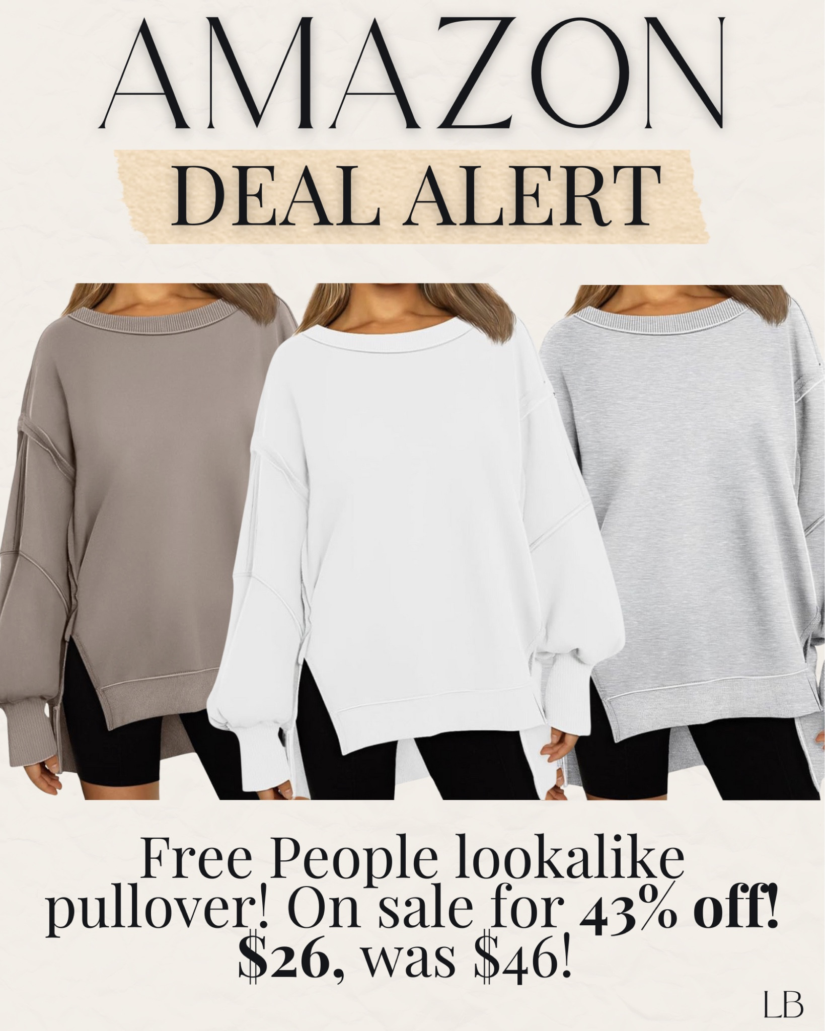 Free People lookalike pullover on sale!! 

#LTKStyleTip #LTKFindsUnder50 #LTKSaleAlert