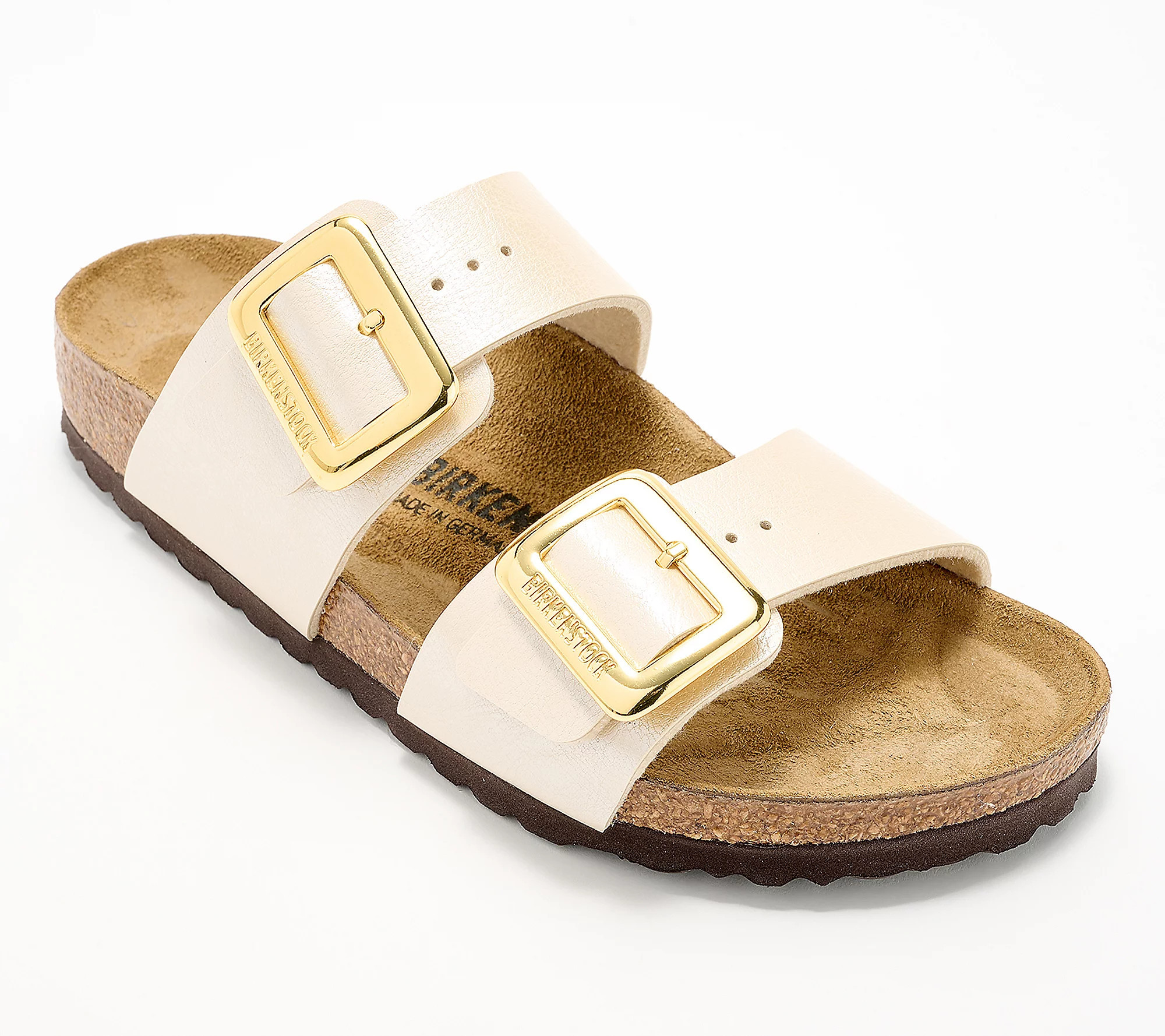 Birkenstock Two-Strap Slide Sandal - Sydney Luxe Buckle | QVC