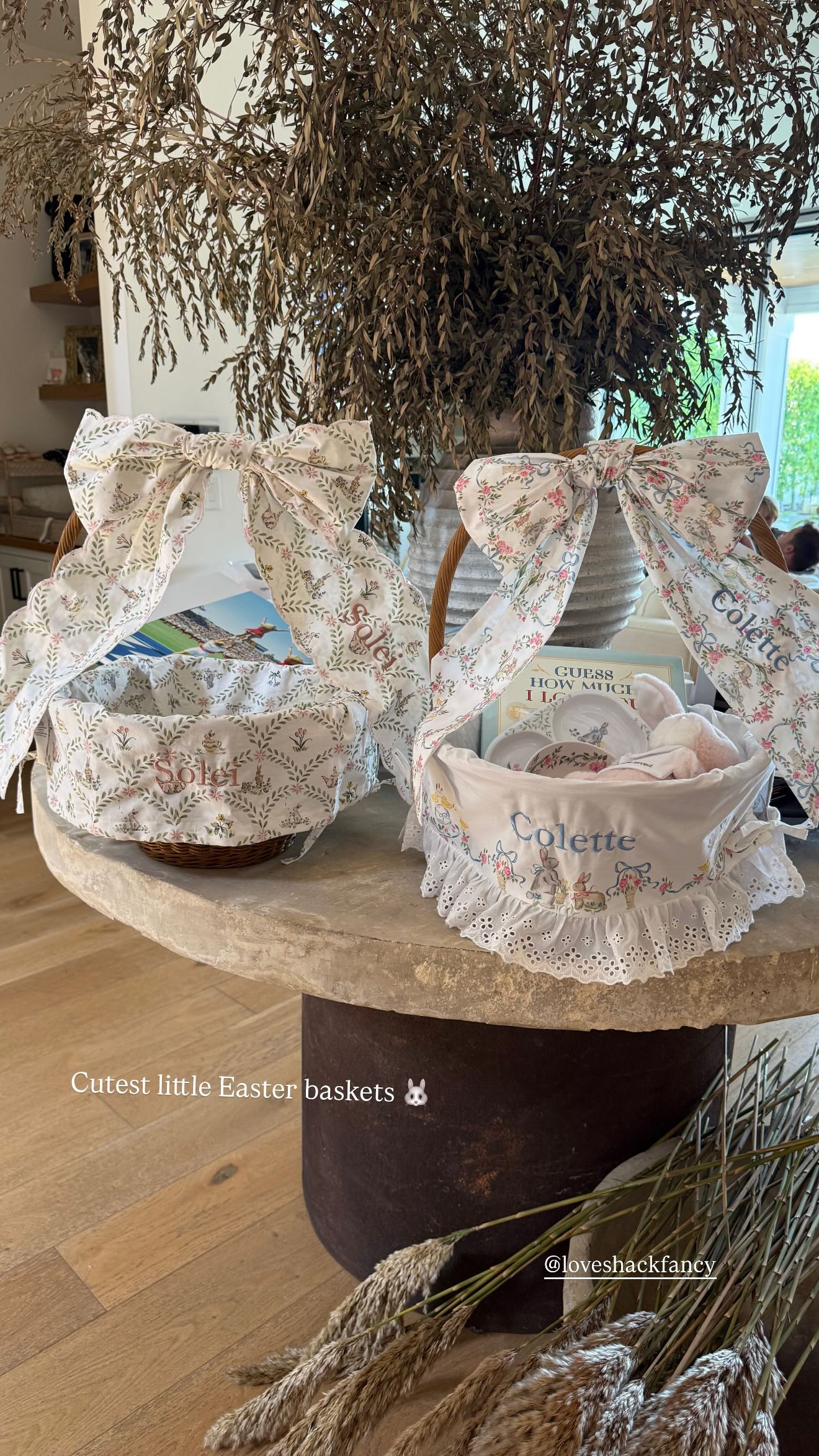 LoveShackFancy has the cutest little Easter baskets! 

 #LTKmomlife #LTKHome #LTKKids