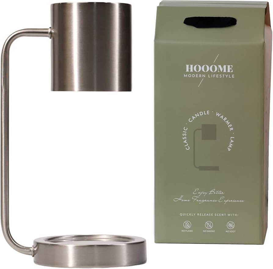 HOOOME Candle Warmer Lamp, Electric Candle Melter Lamp, Dimmable Metal Candle Lamp for Scented Ca... | Amazon (US)