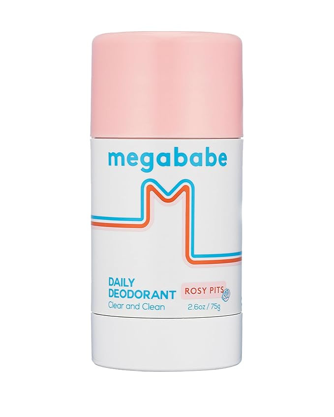 Megababe Daily Deodorant - Rosy Pits | 72 hour Odor Protection | Aluminum-Free, Clear & Clean | 2... | Amazon (US)