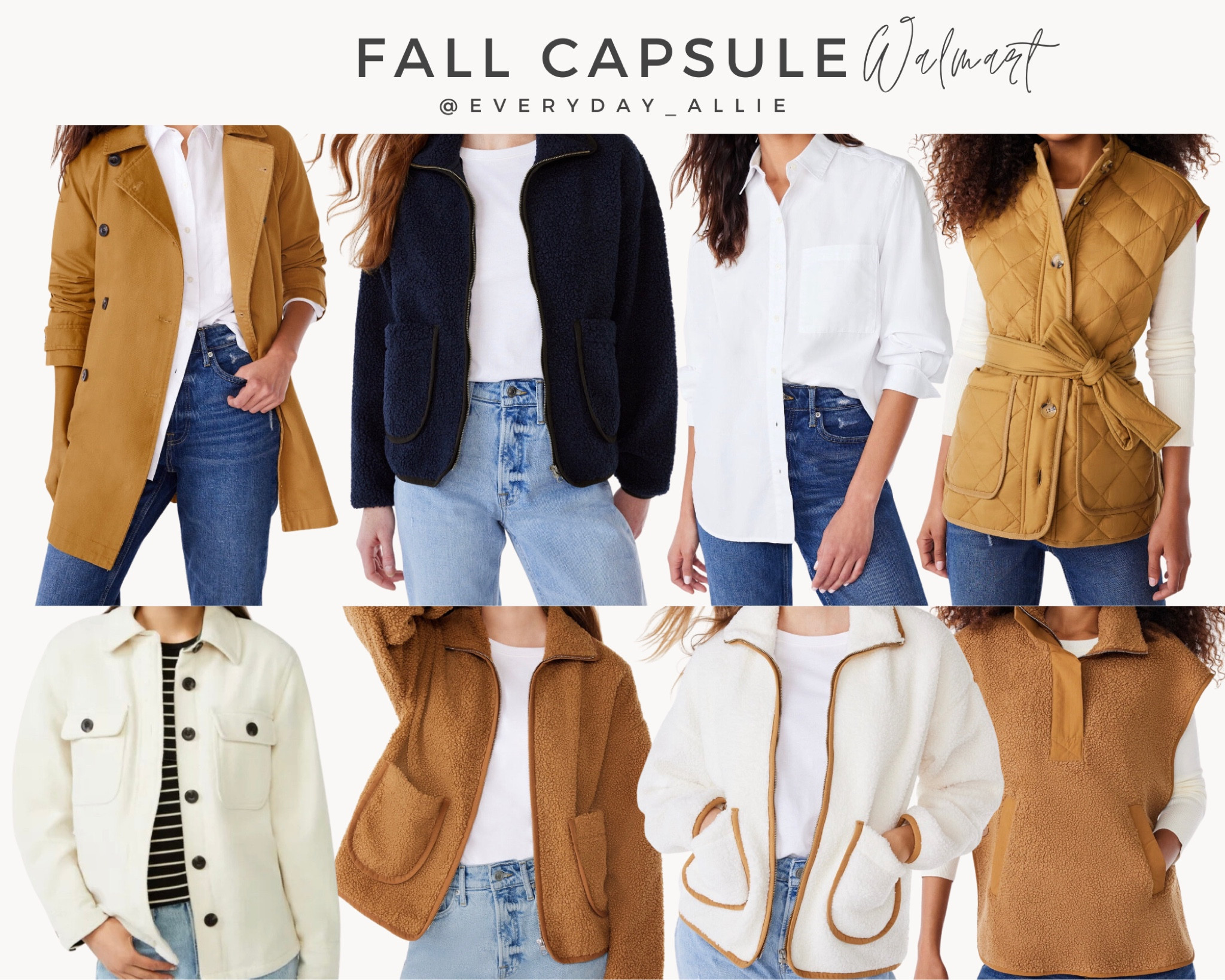 Women’s Fall capsule. 

#walmartfind #walmartwomen #fallclothes

#LTKstyletip #LTKFind #LTKSeasonal