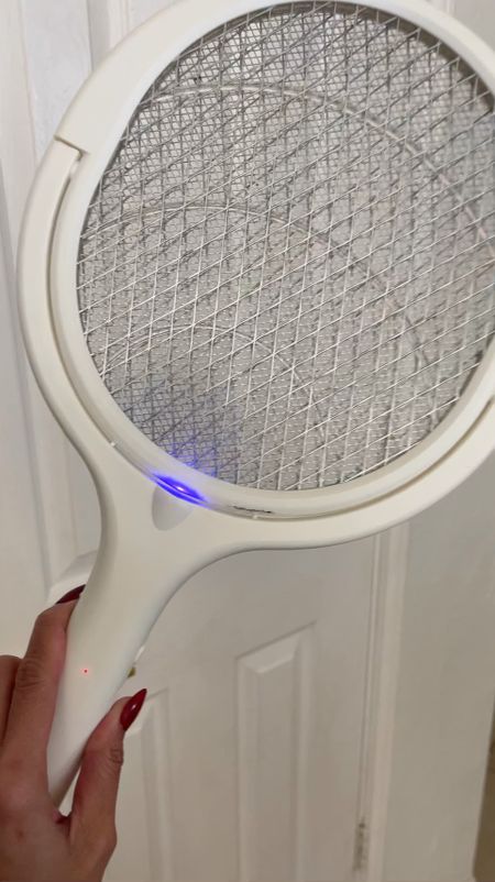 It’s a summertime must have! The bugs are on another level this year! To keep pests away, I’ve been swatting them with this electric fly swatter. It works on mosquitoes, gnats, and even wasps! ⚡️🪰🦟⚡️

Aside from being used in racket mode, you can set it in the base and leave on so continuously attract and zap and mosquito or fly that gets drawn to the light. The one I got even comes with an extension pole which is super handy for swatting a bug that’s *just* out of reach. 

This indoor bug zapper is USB-C rechargeable and can be used cordless or plugged in on desktop. When the bug repellent isn’t doing enough, this helps make things a little more comfortable for hanging out at home this summer  

#LTKSeasonal #LTKFindsUnder50 #LTKHome