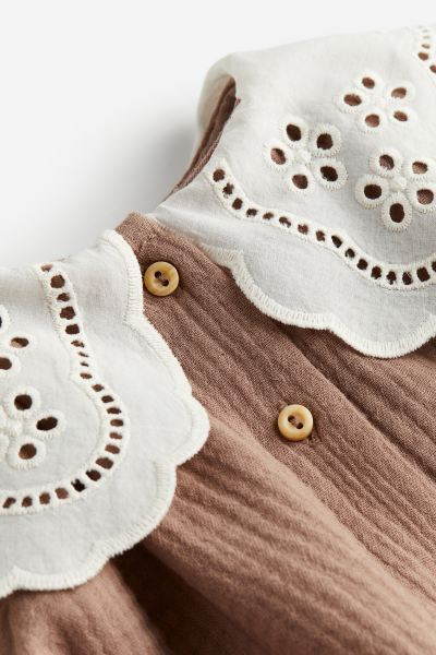2-piece Blouse and Bloomers Set - Dark beige - Kids | H&M US | H&M (US + CA)