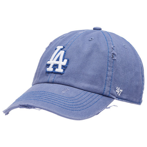 47 Brand Mens 47 Brand Dodgers Weathered 47 Clean Up Cap - Mens Blue/Multi Size One Size | Foot Locker (US)