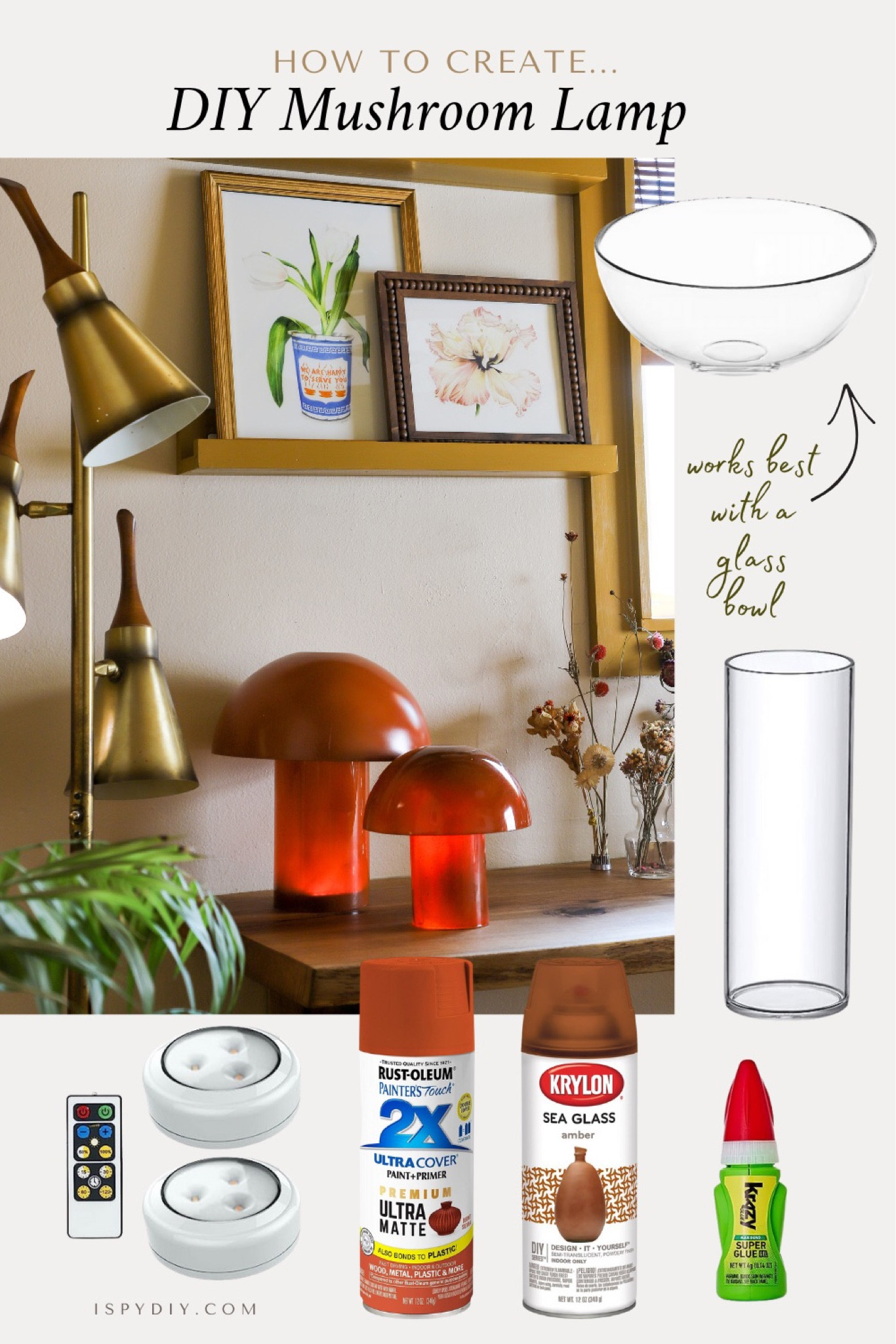 This cute mushroom lamp added a little mid-century modern flare to the desk, as seen on Makeover By Monday, Season 2, Episode 2  

#LTKhome