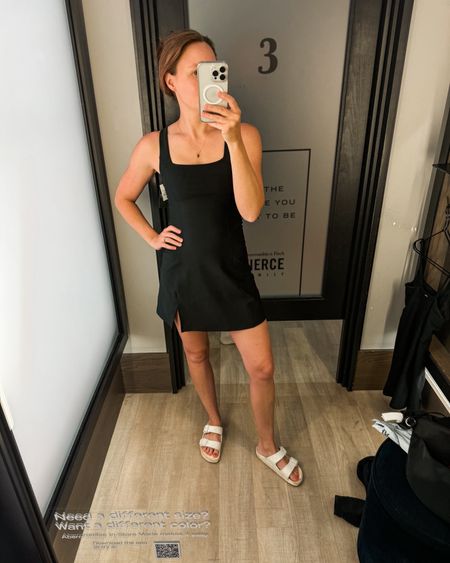Digging this errands dress for hot summer days. Great for a summer kids party (wishing I had this at Tommy’s 5th outdoor bounce house last week 😅). 

So slimming and super soft. TTS. I take a small. This whole YPB collection is on point. I also got a cute and super soft tank linked here.

If you are looking for a looser fit I suggest going with the travel dress. It’s on sale for $55 right now too! 