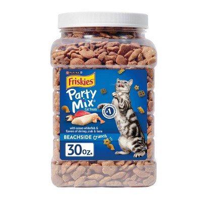 Friskies Cat Treats, Party Mix Beachside Crunch - 30oz | Target