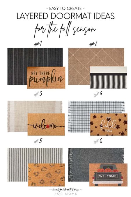 Fall layered doormats for fall front porch 
Fall decor | fall front door | fall doormat | fall outdoor decor | layered doormats | neutral outdoor rugs |


#LTKhome #LTKFind #LTKSeasonal
