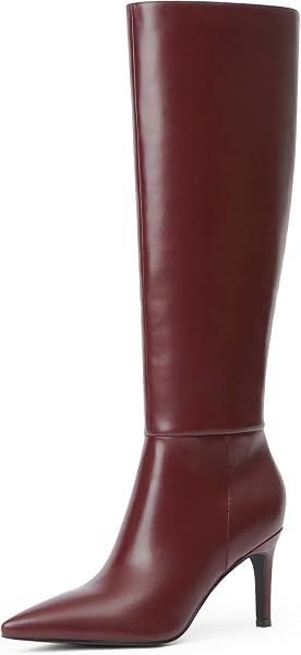 Knee High Boots Women Pointed Toe Stiletto Heel Tall Boots | Amazon (US)